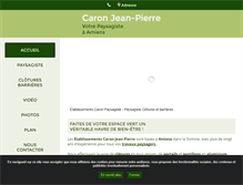 Tablet Screenshot of caron-paysagiste.com